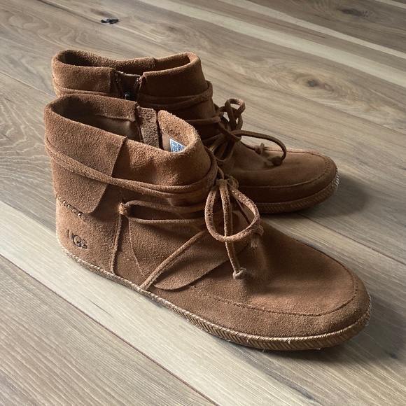 Women's Ugg Reid Moc Ankle Boot - Picture 1 of 11